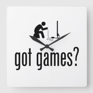 Gaming Square Wall Clock