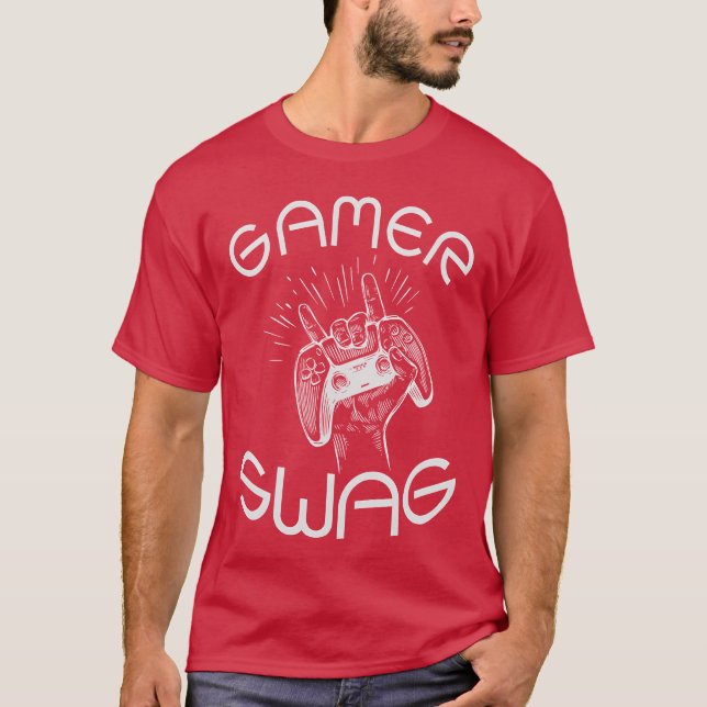 Gaming Swag Gamer Controller Game Lover funny frie T-Shirt (Front)