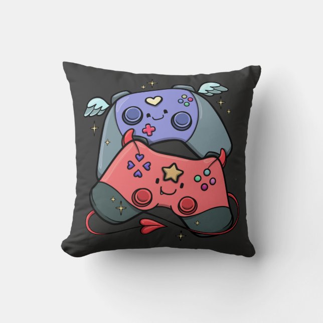 Gaming T Shirt Cushion (Front)