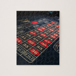 Gaming Table Roulette Las Vegas Jigsaw Puzzle