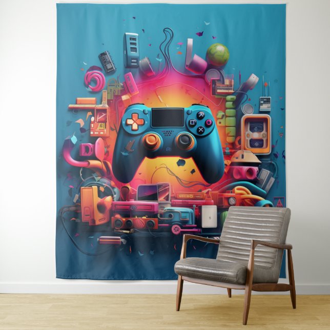 Gaming Tapestry (In Situ)