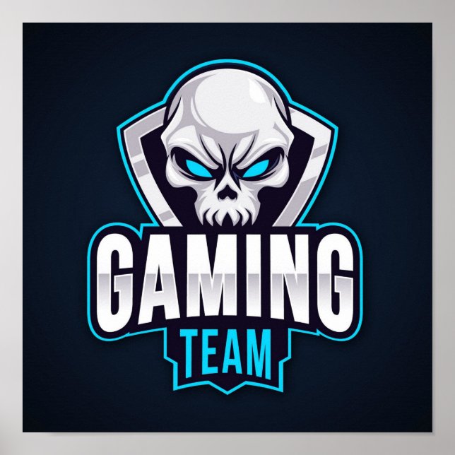 Gaming Team Skull Poster (Front)