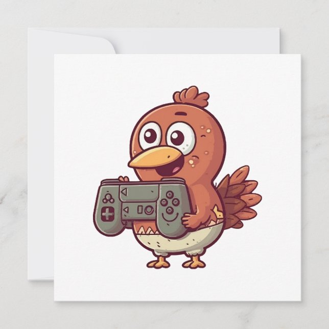 Gaming Thanksgiving Invitation (Front)