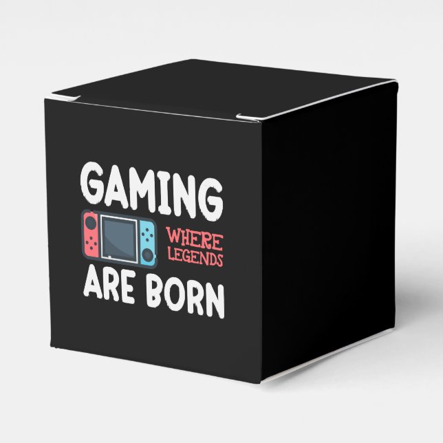 gaming where legends are born favour box (Front Side)