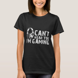 Gaming Zone Focus Gamer Tee Funny Quote 