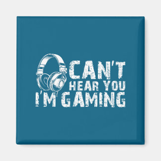 Gaming Zone Focus Gamer Tee Funny Quote  Magnet