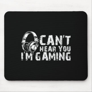 Gaming Zone Focus Gamer Tee Funny Quote  Mouse Mat