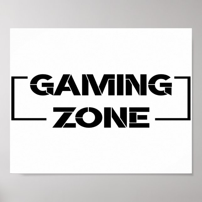 gaming zone poster (Front)