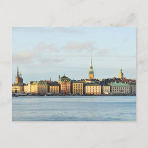 Gamla Stan in Stockholm, Sweden Postcard