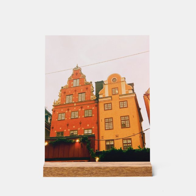 Gamla Stan, Old Town, Stockholm - Sweden Acrylic Sign (Front)