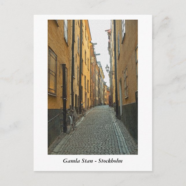 Gamla Stan - Stockholm Postcard (Front)