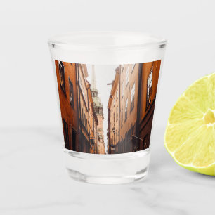 Gamla Stan, Stockholm, Sweden Shot Glass