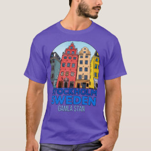 Gamla Stan Stockholm Sweden T-Shirt