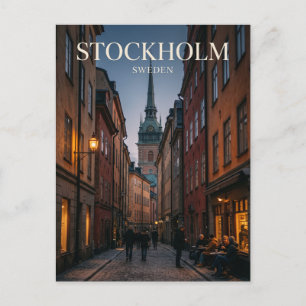 Gamla Stan Sweden Postcard