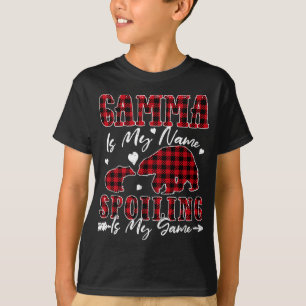 Gamma Is My Name Spoiling Is My Game Costume Red P T-Shirt