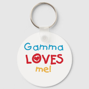 Gamma Loves Me T-shirts and Gifts Key Ring