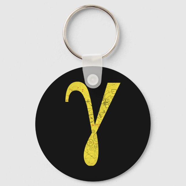 Gamma - Math Symbols Key Ring (Front)