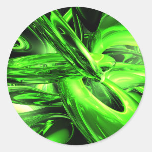 Gamma Radiation Abstract Sticker