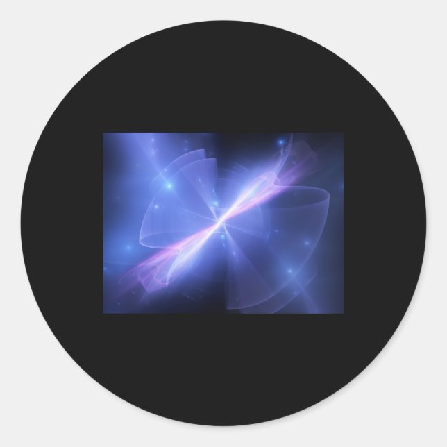 Gamma Ray Burst  Classic Round Sticker (Front)
