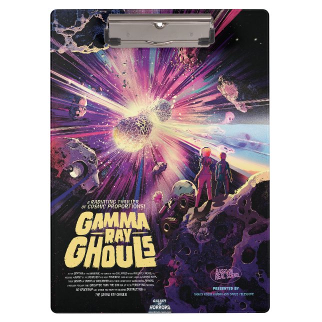 Gamma Ray Burst Pulsars Kilonova Cosmic Collision Clipboard (Front)