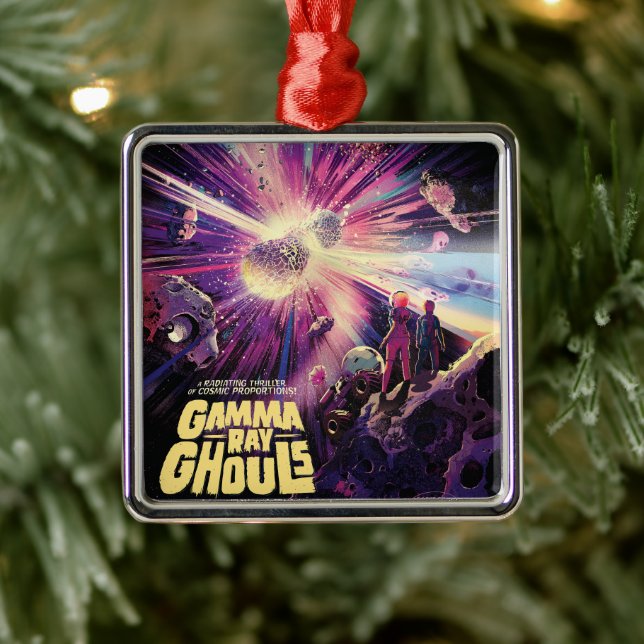 Gamma Ray Burst Pulsars Kilonova Cosmic Collision Metal Tree Decoration (Tree)