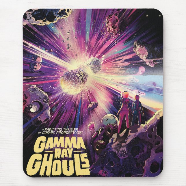Gamma Ray Burst Pulsars Kilonova Cosmic Collision Mouse Mat (Front)