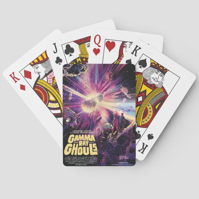 Gamma Ray Burst Pulsars Kilonova Cosmic Collision Playing Cards (Back)