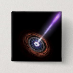 Gamma Rays in Galactic Nuclei 15 Cm Square Badge