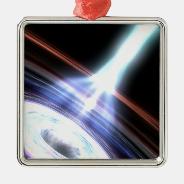 Gamma Rays in Galactic Nuclei 2 Metal Tree Decoration (Front)