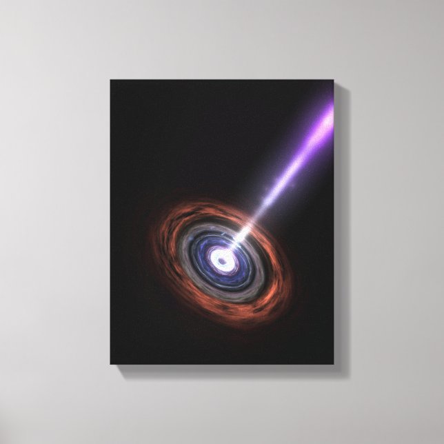 Gamma Rays in Galactic Nuclei Canvas Print (Front)