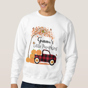 Gamma's Little Pumpkins Red Truck Autumn Sweatshirt
