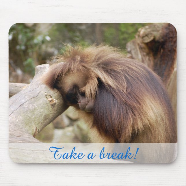 Gammelaffe EN Mouse Mat (Front)