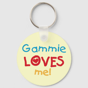 Gammie Loves Me T-shirts and Gifts Key Ring