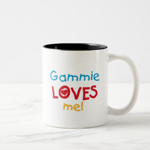 Gammie Loves Me T-shirts and Gifts Two-Tone Coffee Mug
