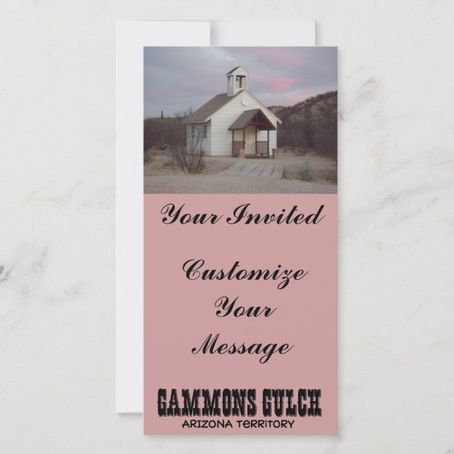 Gammons Gulch Invites (Front)