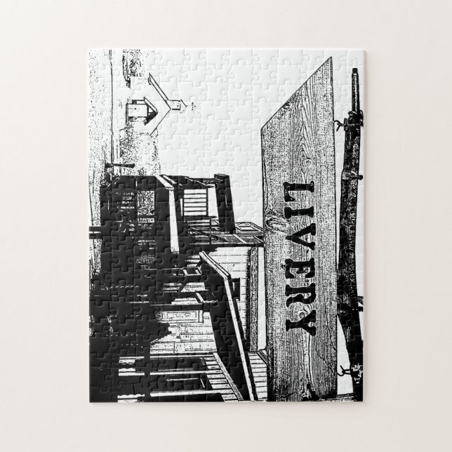 Gammons Gulch Movie Set Livery Puzzle (Vertical)