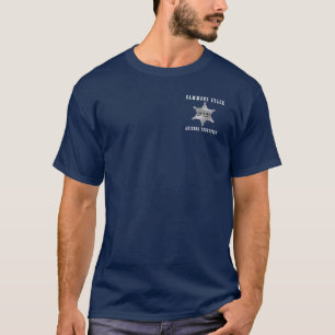Gammons Gulch Sheriffs Badge Men's T-shirt