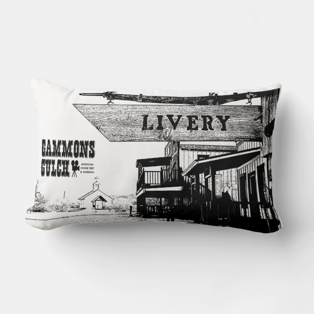 Gammons Gulch Souvenir Pillow (Front)
