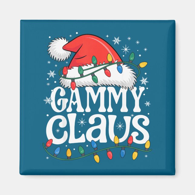 Gammy Claus Funny Xmas Christmas Grandma Holiday S Magnet (Front)