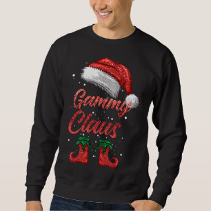 Gammy Claus Matching Family Merry Christmas Santa Sweatshirt