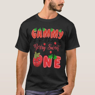 Gammy Of The Berry Sweet One Strawberry 1St Birthd T-Shirt