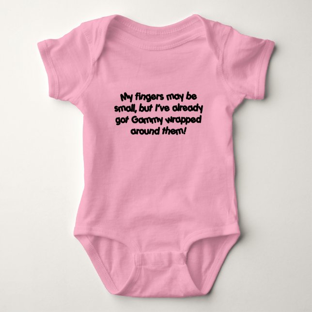 Gammy's Wrapped! Baby Bodysuit (Front)