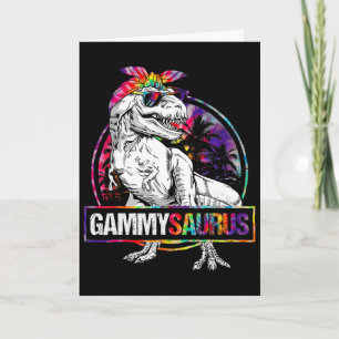 Gammysaurus Dinosaur Gammy Saurus Family Matching Card
