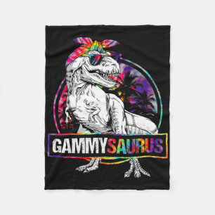 Gammysaurus Dinosaur Gammy Saurus Family Matching Fleece Blanket