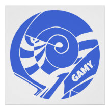 GAMY Royal blue Logo