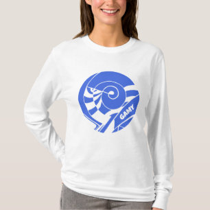 GAMY® Royal blue Logo Women T-Shirt