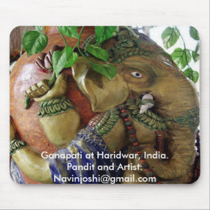 Ganapati at Haridwa... Mouse Mat
