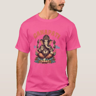 Ganapati Mantra Om Gam Spiritual Ganesh Hindu God  T-Shirt