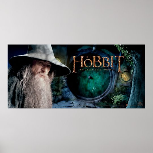 Gandalf at BILBO BAGGIN™'s House Poster | Zazzle.co.uk