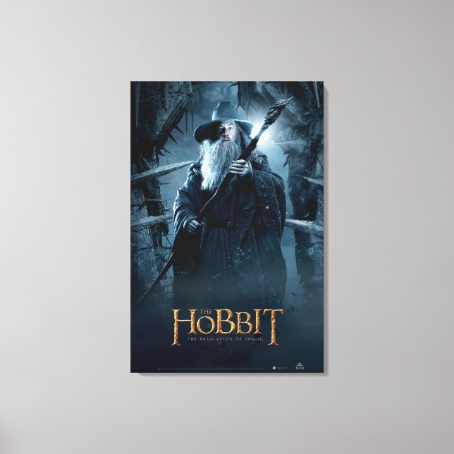 Gandalf Character Poster 3 Canvas Print (Front)